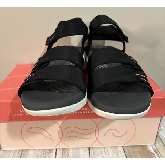 Easy Spirit Women's Black Weber 2 Sandals Size 9.5M NWB - Picture 3 of 10